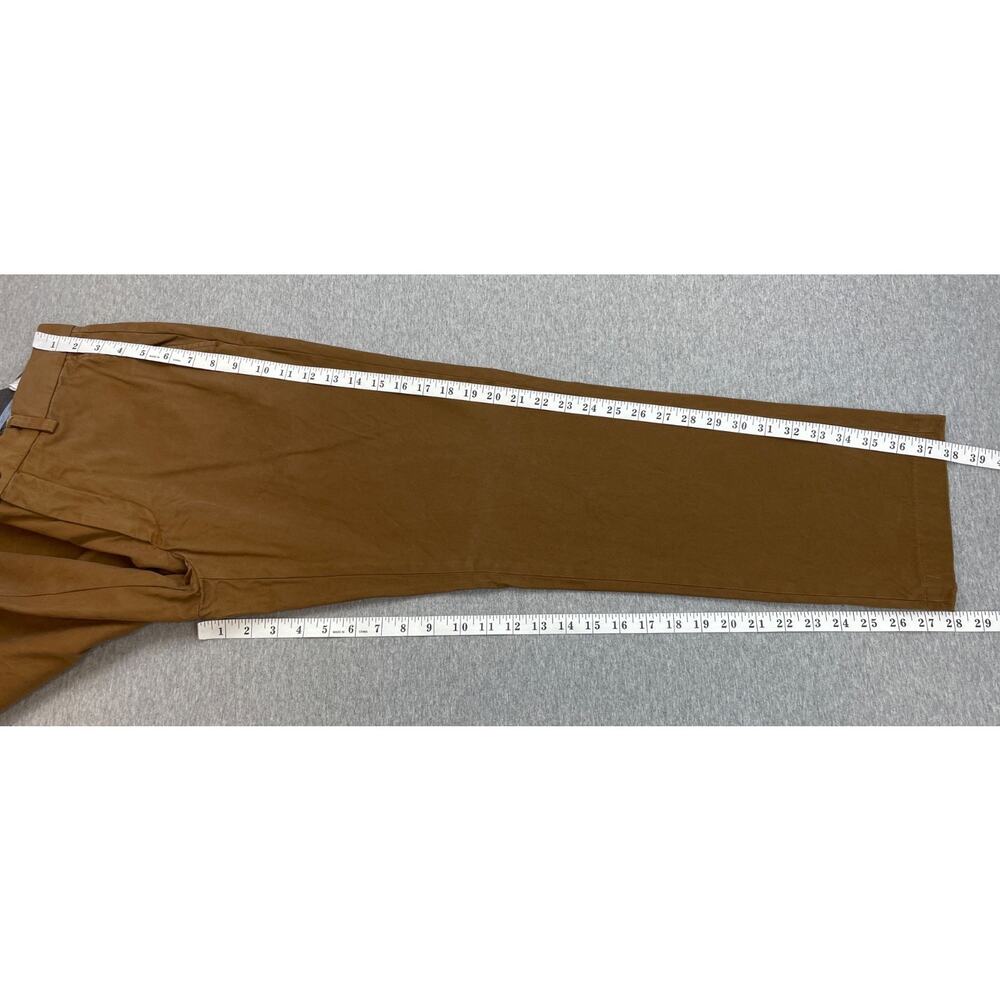 Banana Republic Pants Men 33 x 30 Brown 100% Cotton Aiden Chino Straight - Picture 6 of 6